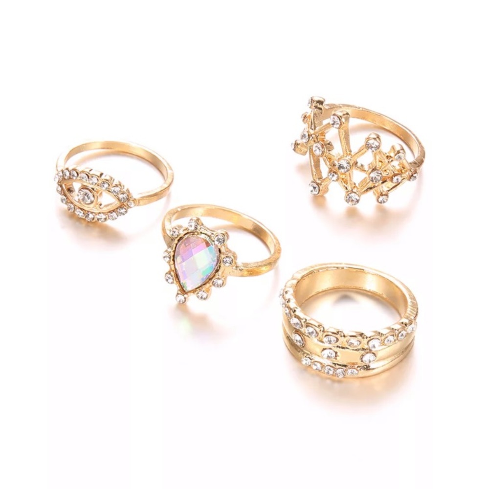 🆕 Midi Knuckle Ring Set - Picture 2 of 4